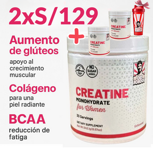 CREATINE MONOHYDRATADA ORIGINAL 5 EN 1 (+COLAGENO)