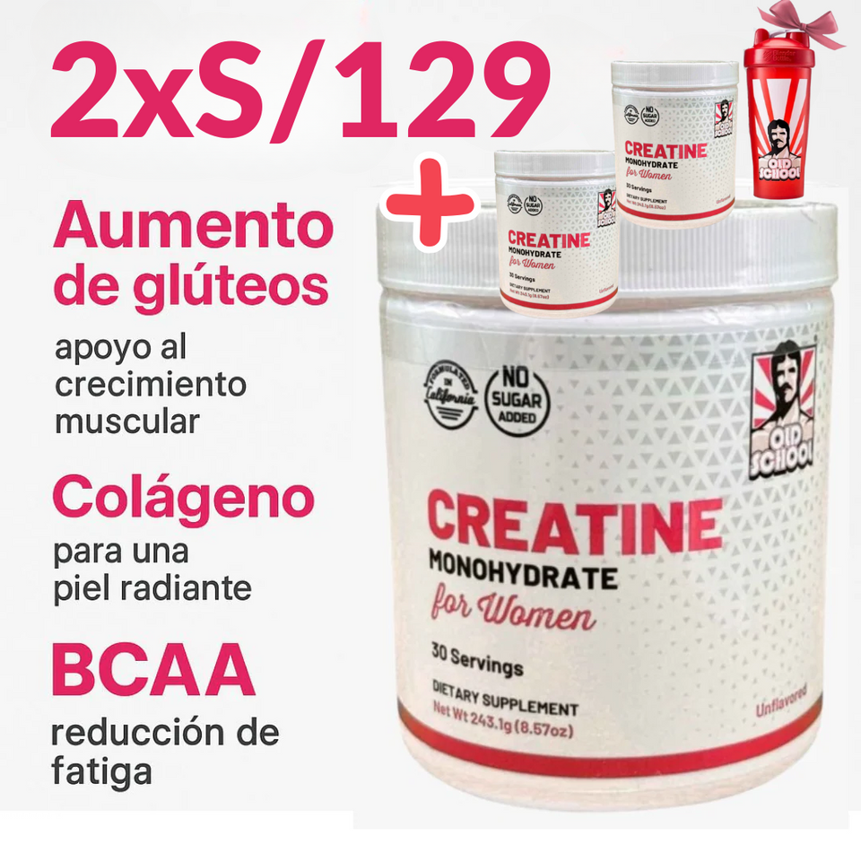 CREATINE MONOHYDRATADA ORIGINAL 5 EN 1 (+COLAGENO)